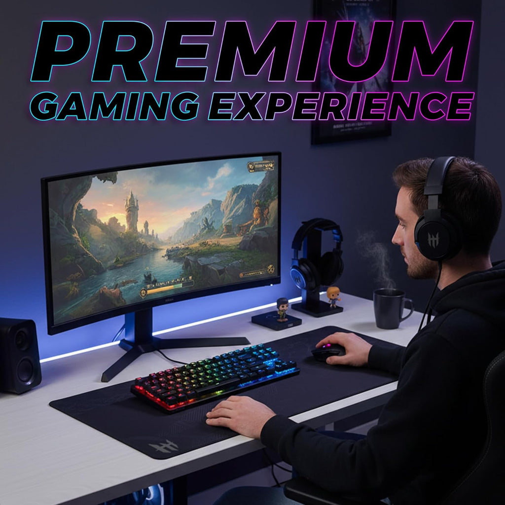 Phantom 87 Key RGB Mechanical Gaming Keyboard | Outemu Red Switch | 16.8M Color LED Lighting | 18 Pre-Set | Low Latency | N-Key Rollover | Software Customizable Keys | Wired USB Connection